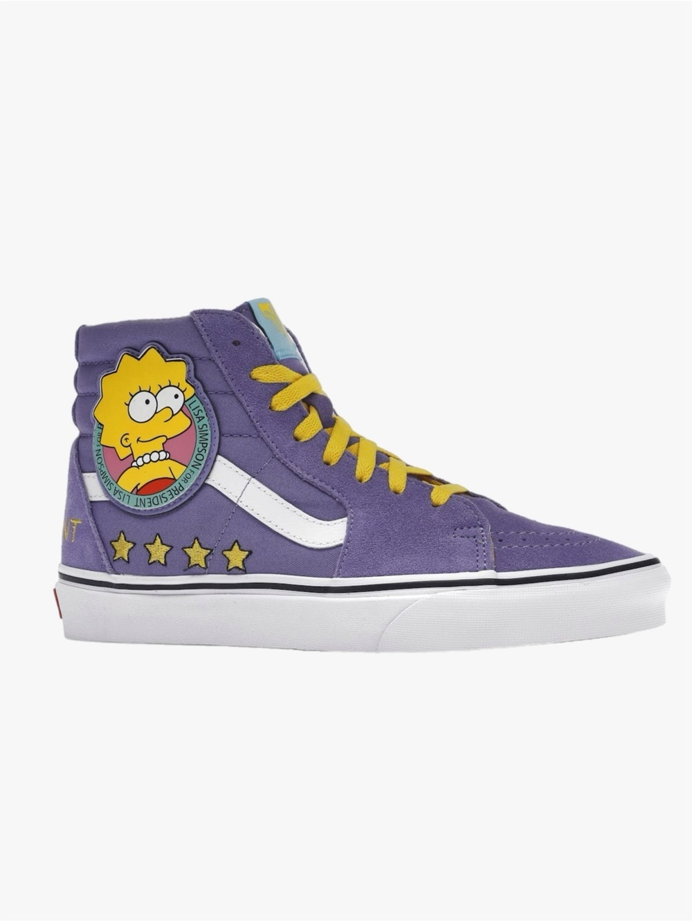 Vans x The Simpson Sk8-Hi Lisa 4 Prez Purple Suede High-Top Sneakers Women’s 7